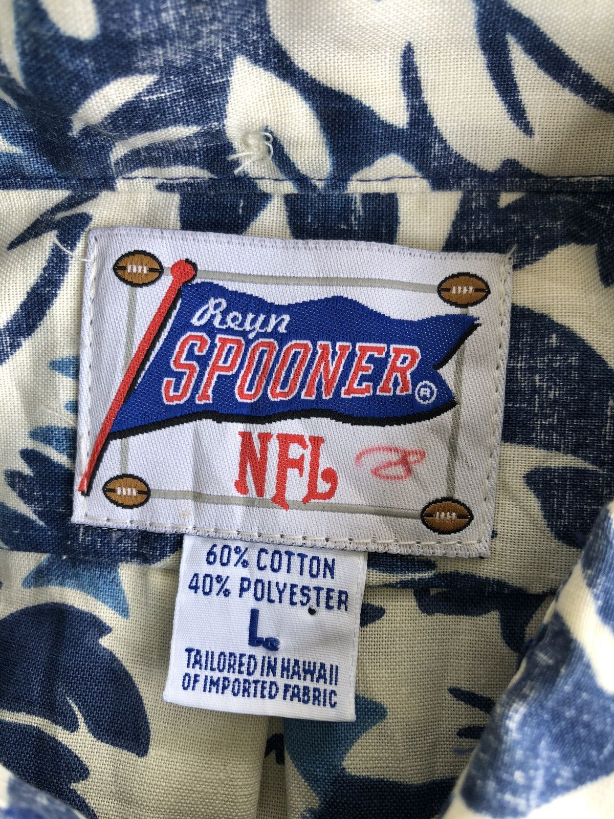 NFL Vintage Reyn Spooner X NFL Teams Hawaiian Shirt Aloha Wear Size US L / EU 52-54 / 3 - 21 Thumbnail