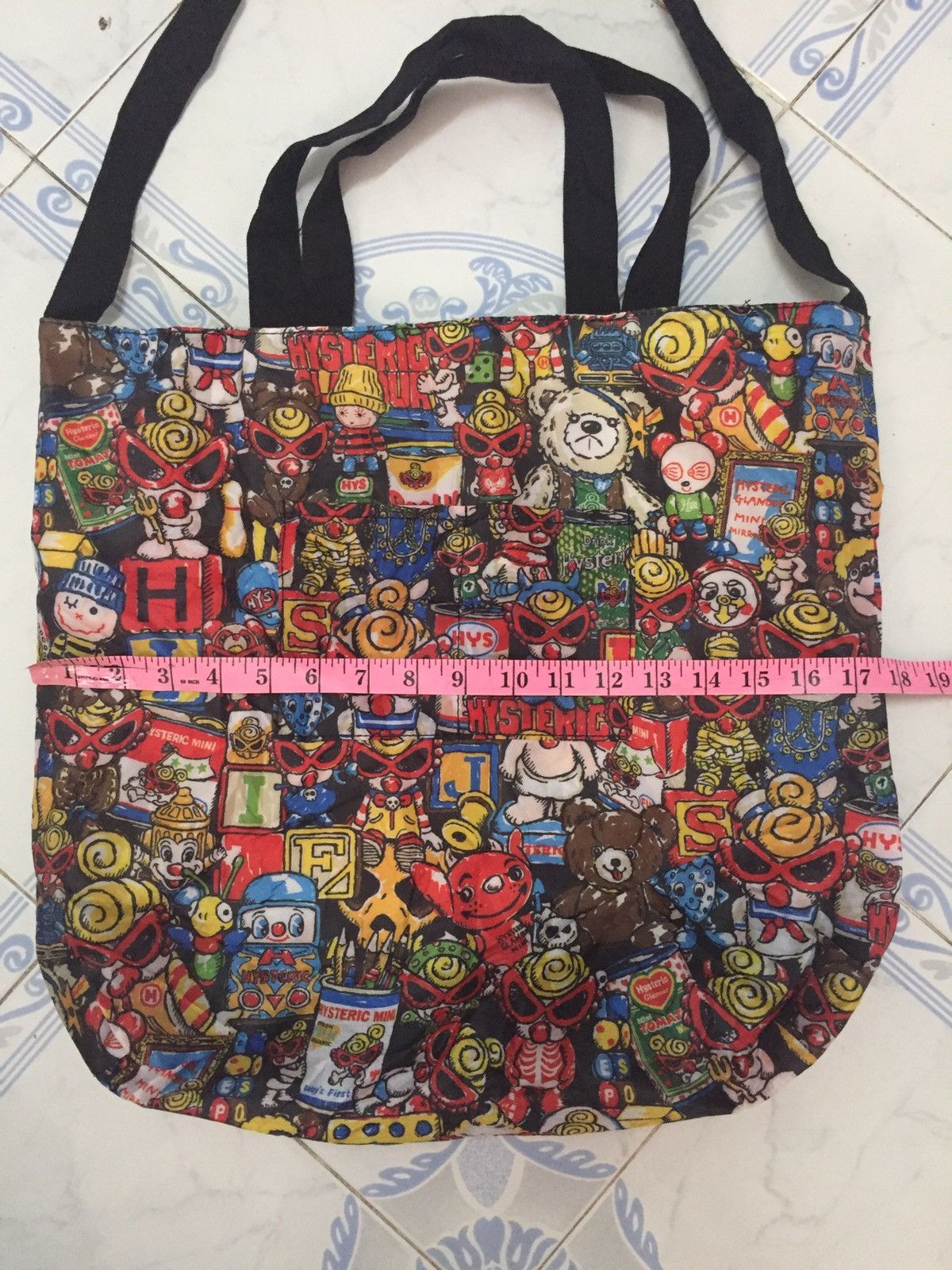Hysteric Glamour Hysteric Glamour Tokyo Overprint DualSide Tote/Shoulder Bag Size ONE SIZE - 8 Thumbnail
