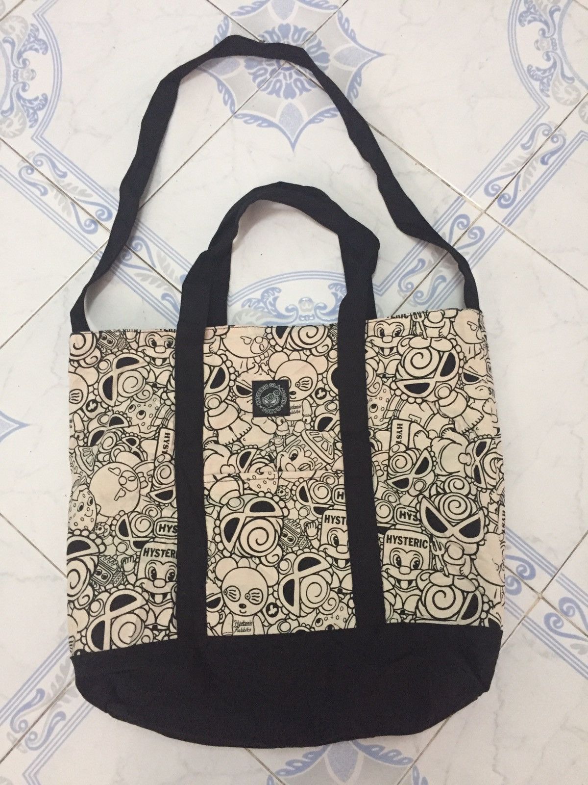 Hysteric Glamour Hysteric Glamour Tokyo Overprint DualSide Tote/Shoulder Bag Size ONE SIZE - 1 Thumbnail