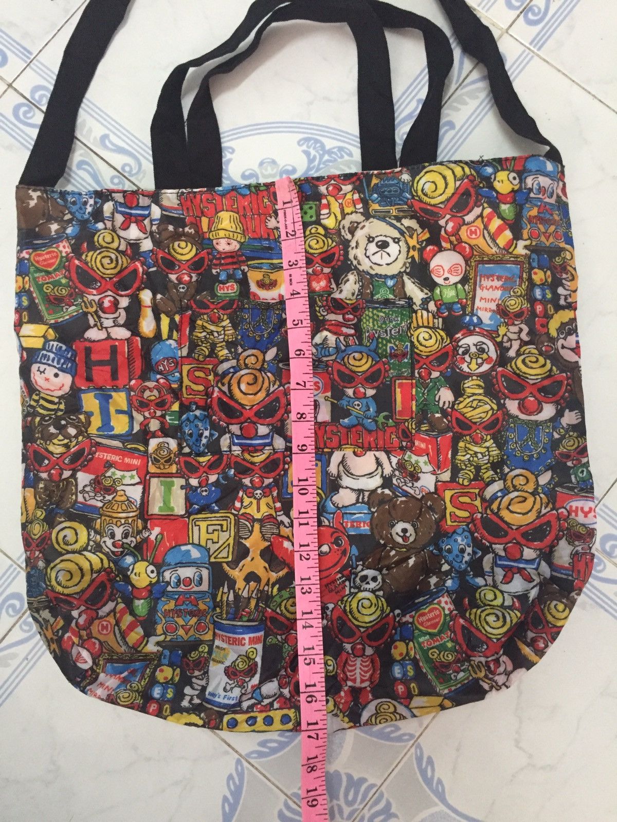 Hysteric Glamour Hysteric Glamour Tokyo Overprint DualSide Tote/Shoulder Bag Size ONE SIZE - 9 Thumbnail