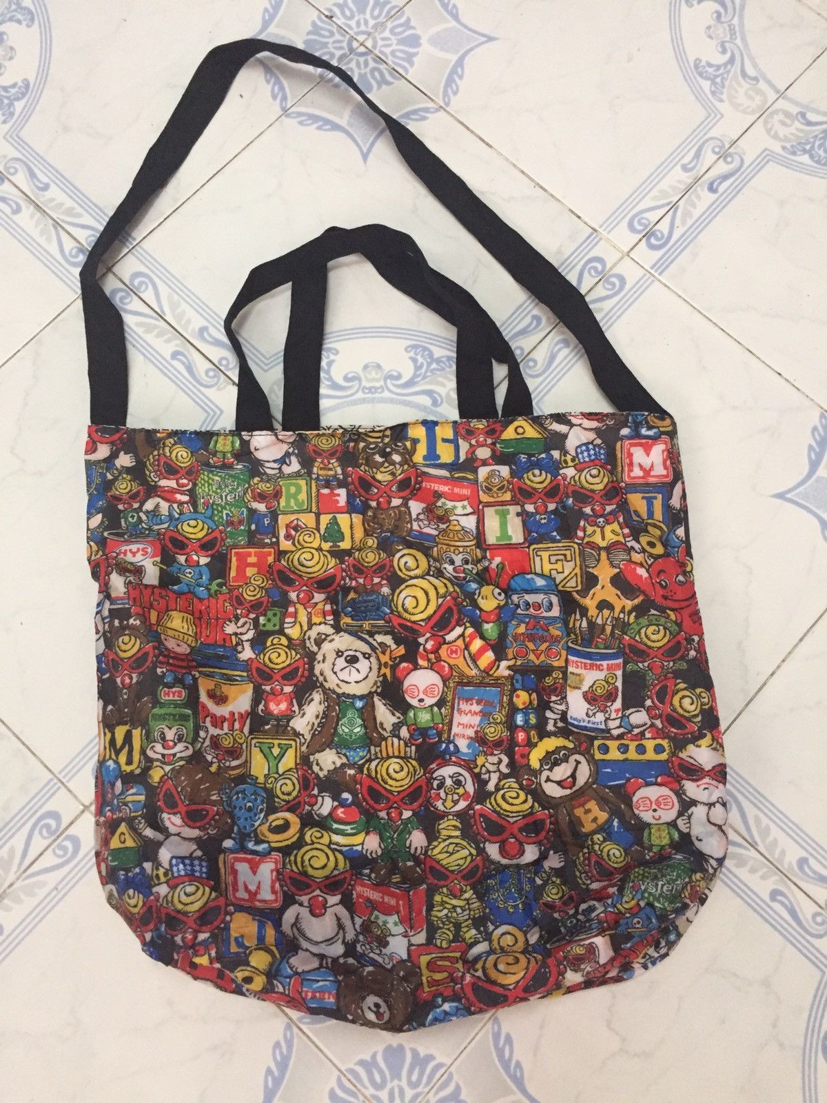 Hysteric Glamour Hysteric Glamour Tokyo Overprint DualSide Tote/Shoulder Bag Size ONE SIZE - 5 Thumbnail