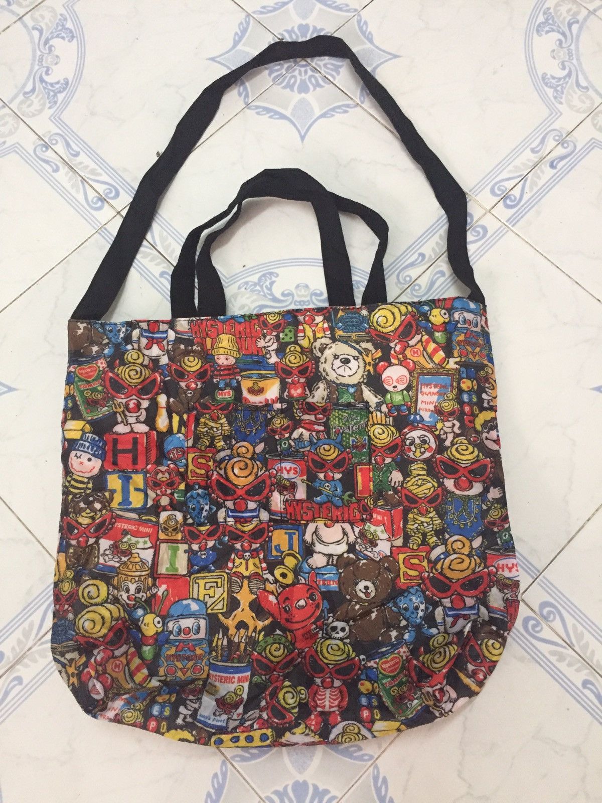 Hysteric Glamour Hysteric Glamour Tokyo Overprint DualSide Tote/Shoulder Bag Size ONE SIZE - 4 Thumbnail