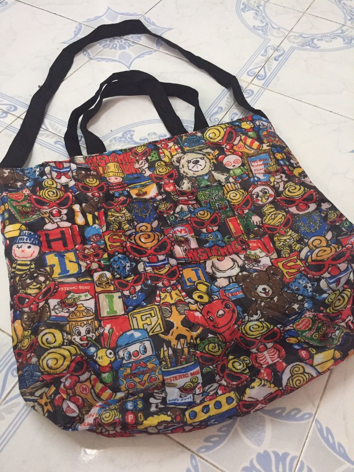 Hysteric Glamour Hysteric Glamour Tokyo Overprint DualSide Tote/Shoulder Bag Size ONE SIZE - 7 Thumbnail