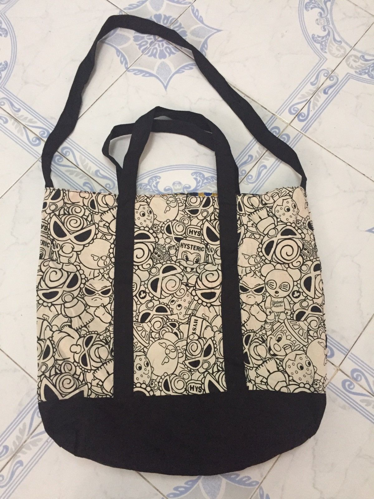 Hysteric Glamour Hysteric Glamour Tokyo Overprint DualSide Tote/Shoulder Bag Size ONE SIZE - 2 Thumbnail