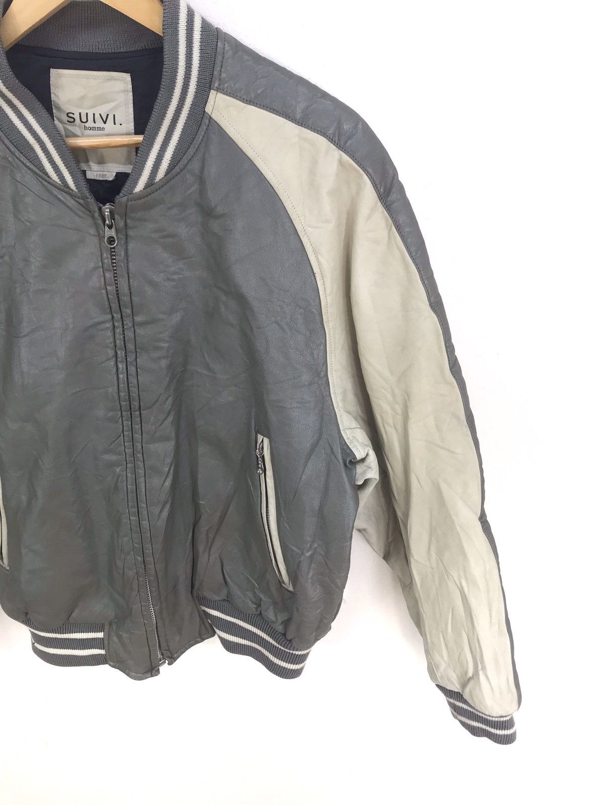 Leather Suivi Homme Cowhide Leather Jacket Size US M / EU 48-50 / 2 - 7 Thumbnail