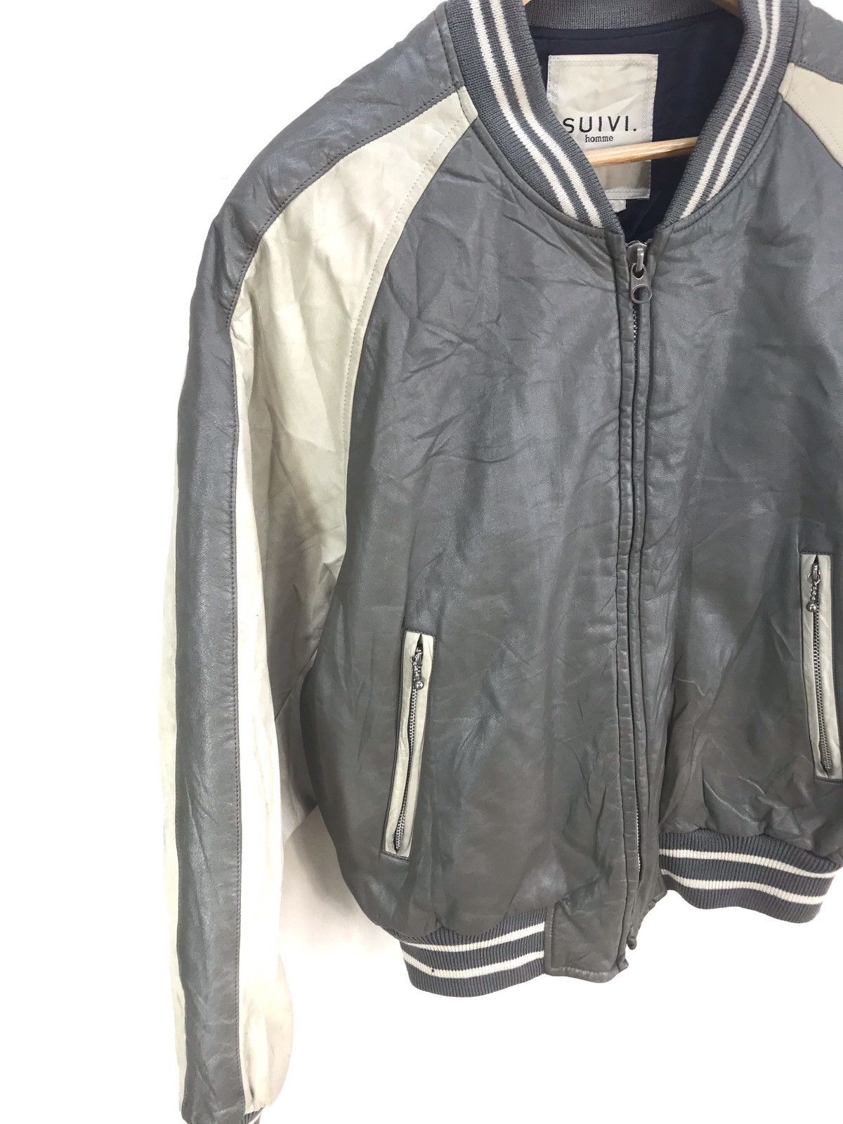 Leather Suivi Homme Cowhide Leather Jacket Size US M / EU 48-50 / 2 - 6 Thumbnail