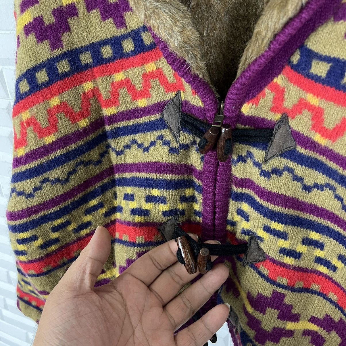 Japanese Brand RARE MINK FUR JACKET PERFECTION AQUAN B NAVAJO AZTEC DESIGN Size US M / EU 48-50 / 2 - 7 Thumbnail