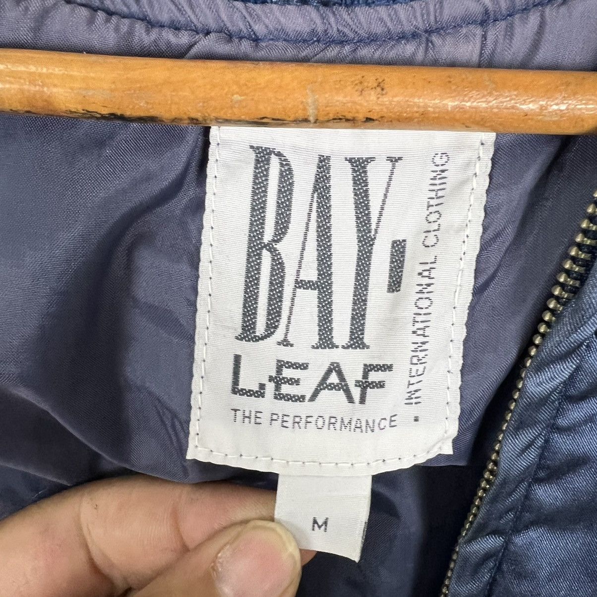 Japanese Brand BAYLEAF ATHLETIC DEPT BIG LOGO EMBROIDERED BOMBER JACKET Size US M / EU 48-50 / 2 - 12 Thumbnail
