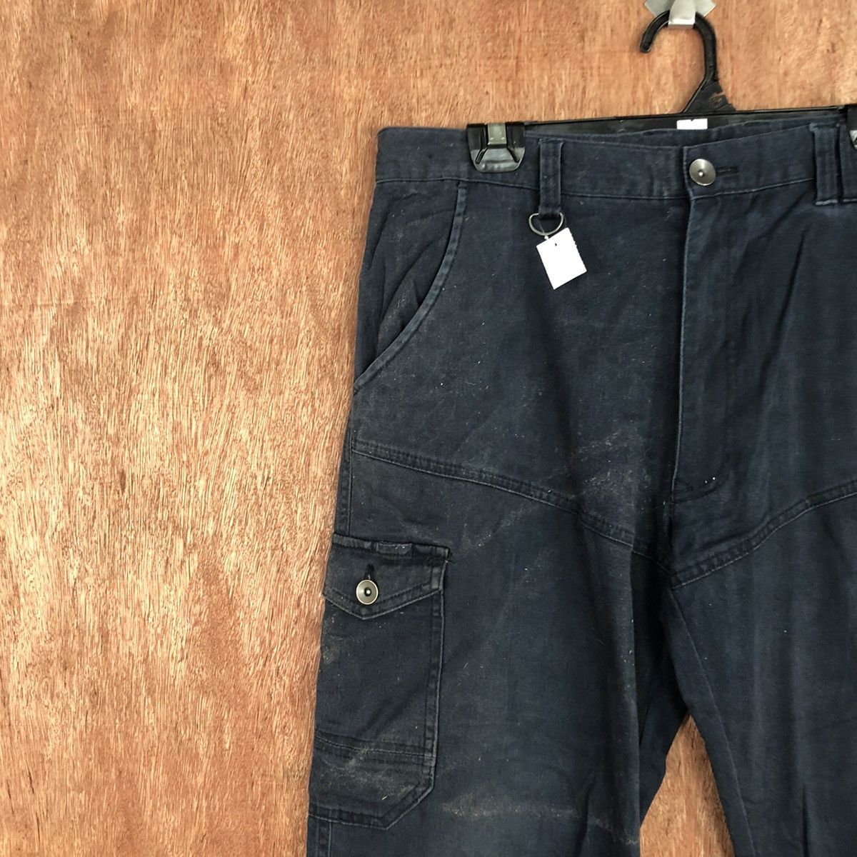 Japanese Brand D Japan Blue Multipocket jogger Cargo Pants #2339 Size US 34 / EU 50 - 6 Thumbnail