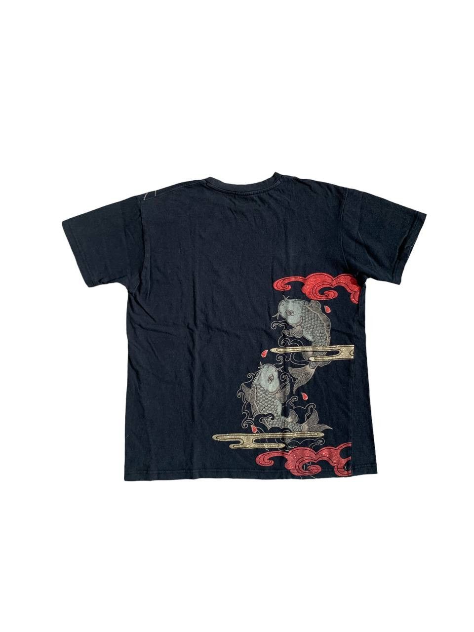 Vintage Vintage Koi Fish Print Motive Tshirt Size US L / EU 52-54 / 3 - 2 Thumbnail