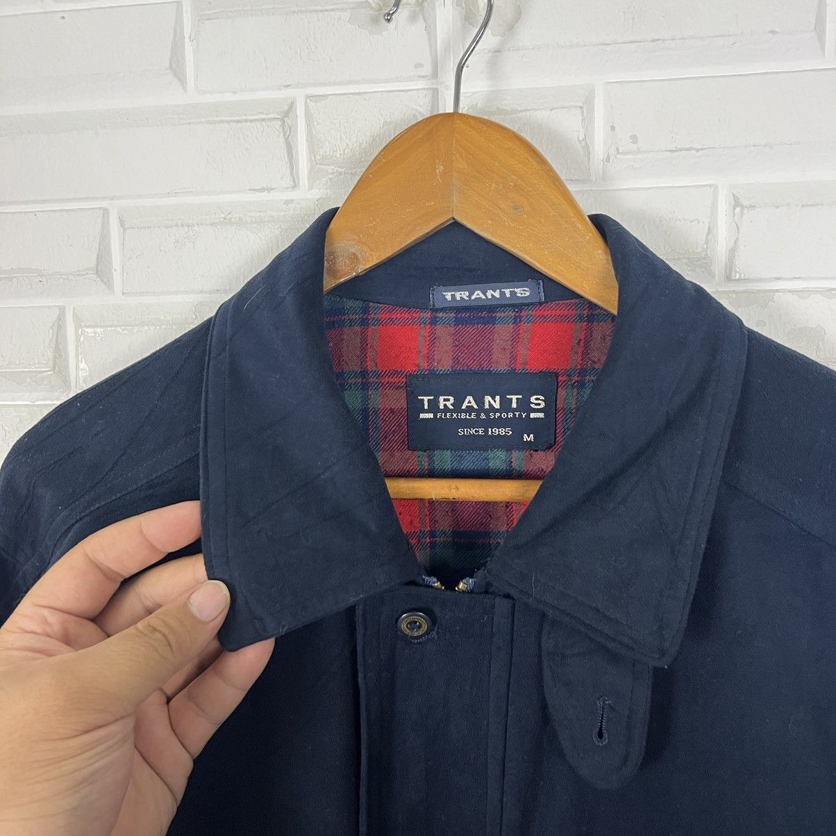 Japanese Brand VINTAGE BOMBER JACKET TRANTS TARTAN DESIGN LINING Size US M / EU 48-50 / 2 - 6 Thumbnail
