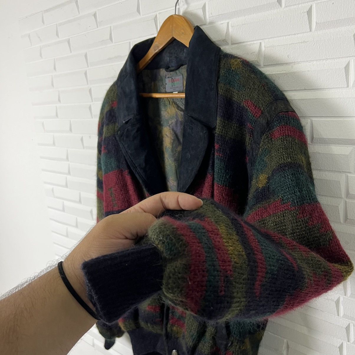Japanese Brand TRITONE COLOUR DICOLMAN WOOL JACKET Size US L / EU 52-54 / 3 - 6 Thumbnail