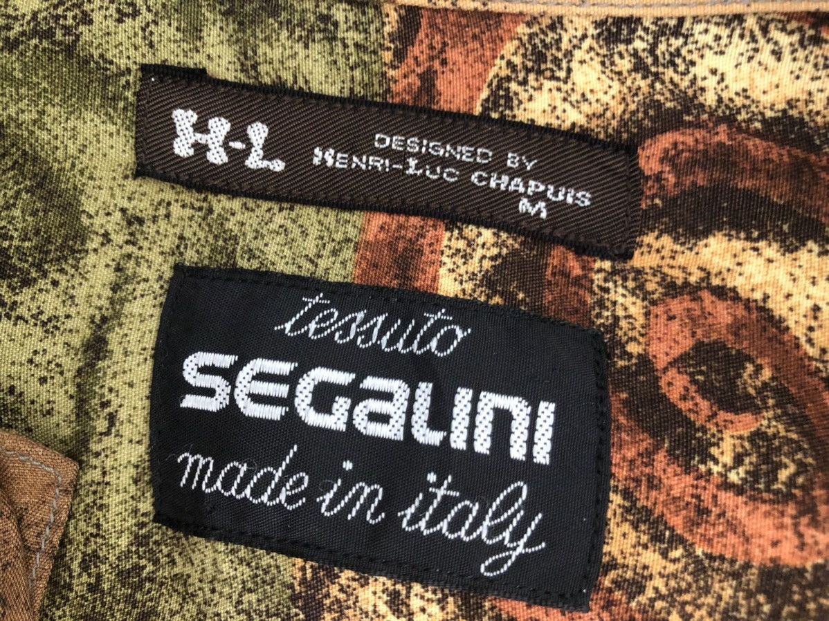 Vintage Henri-luc Chapuis Tessuto Segalini Fossil Rayon Hawaiian Size US M / EU 48-50 / 2 - 15 Thumbnail