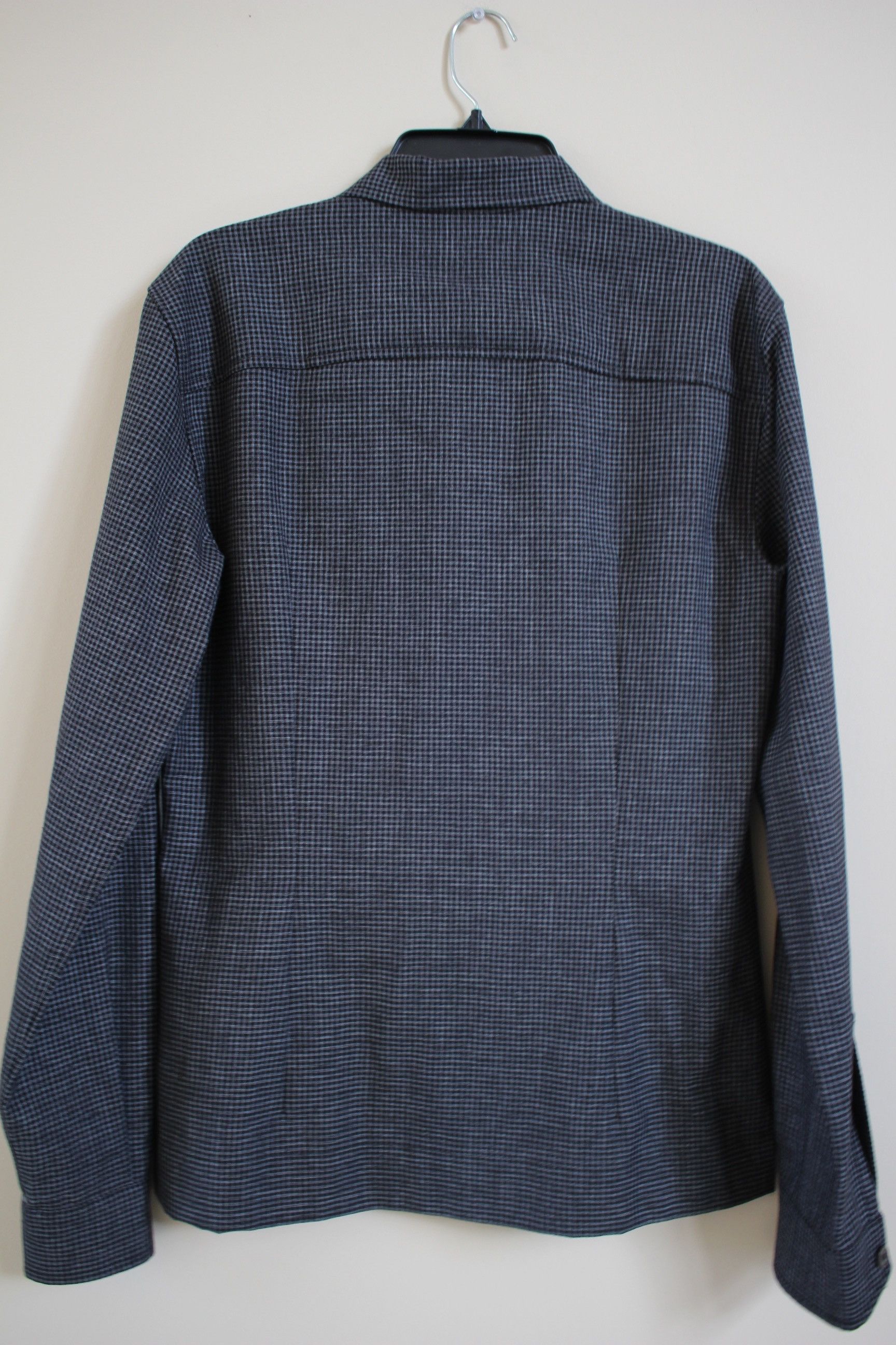 Dolce & Gabbana Grey & Black Wool Blend Button Up Size US M / EU 48-50 / 2 - 10 Thumbnail