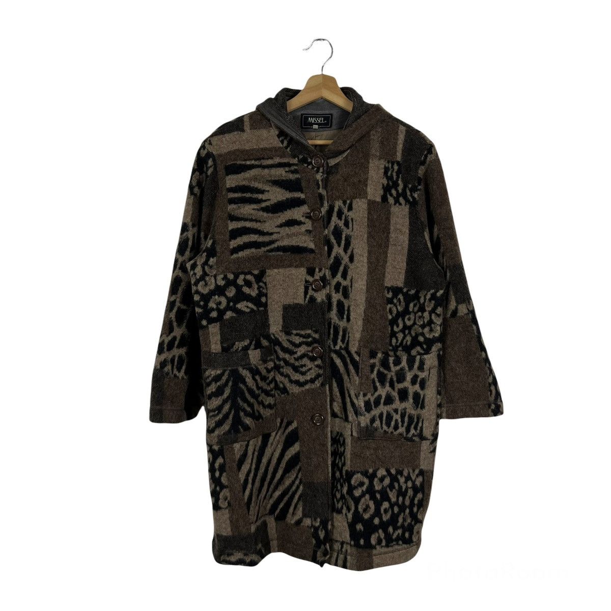 Japanese Brand RARE LONG JACKET HOODIE TIGER STRIPE DESIGN MISSEL Size US L / EU 52-54 / 3 - 1 Thumbnail
