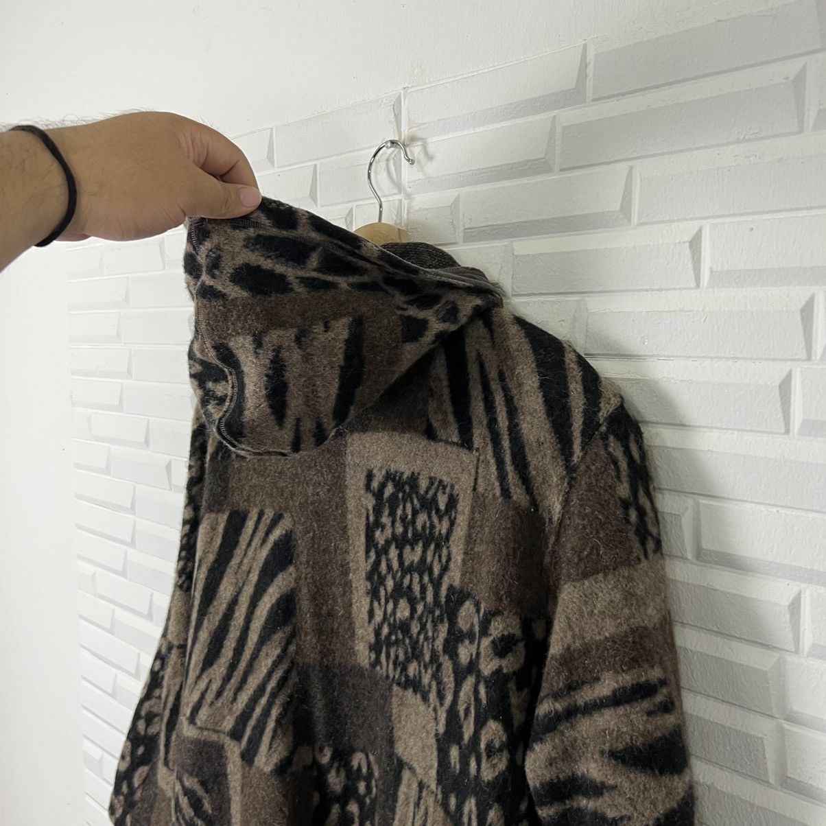 Japanese Brand RARE LONG JACKET HOODIE TIGER STRIPE DESIGN MISSEL Size US L / EU 52-54 / 3 - 11 Thumbnail