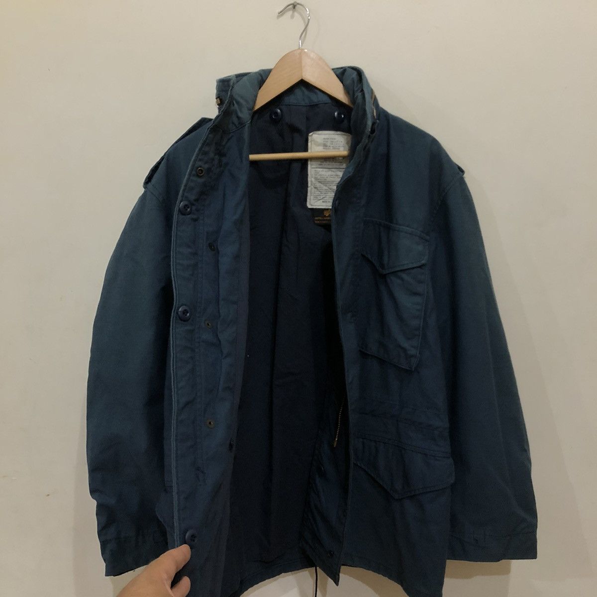 Alpha Industries 🔥VINTAGE INSPECTOR CARGO JACKET ALPHA INDUSTRIES USA Size US M / EU 48-50 / 2 - 17 Thumbnail