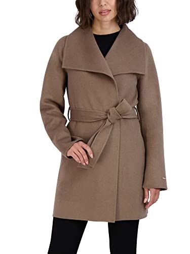 Tahari ellie wool 2024 blend wrap coat