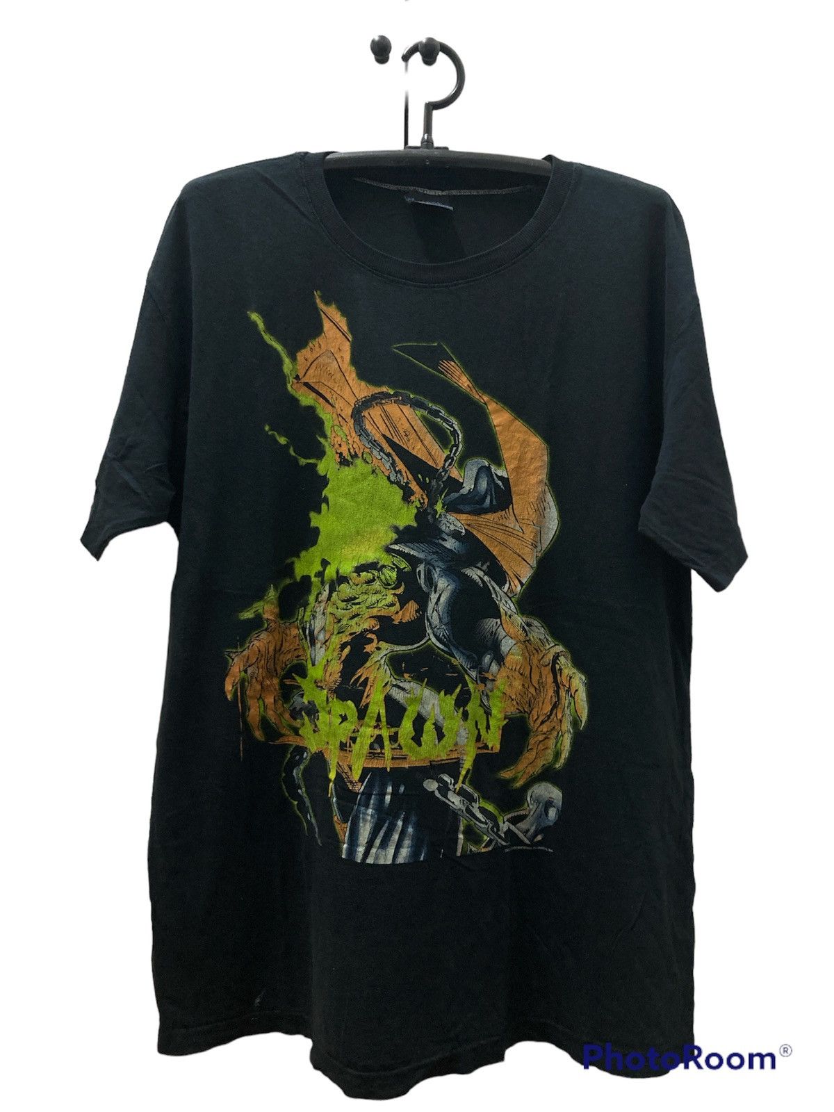 image of Marvel Comics x Movie Vintage 1997 Spawn T-Shirt’S in Black, Men's (Size XL)