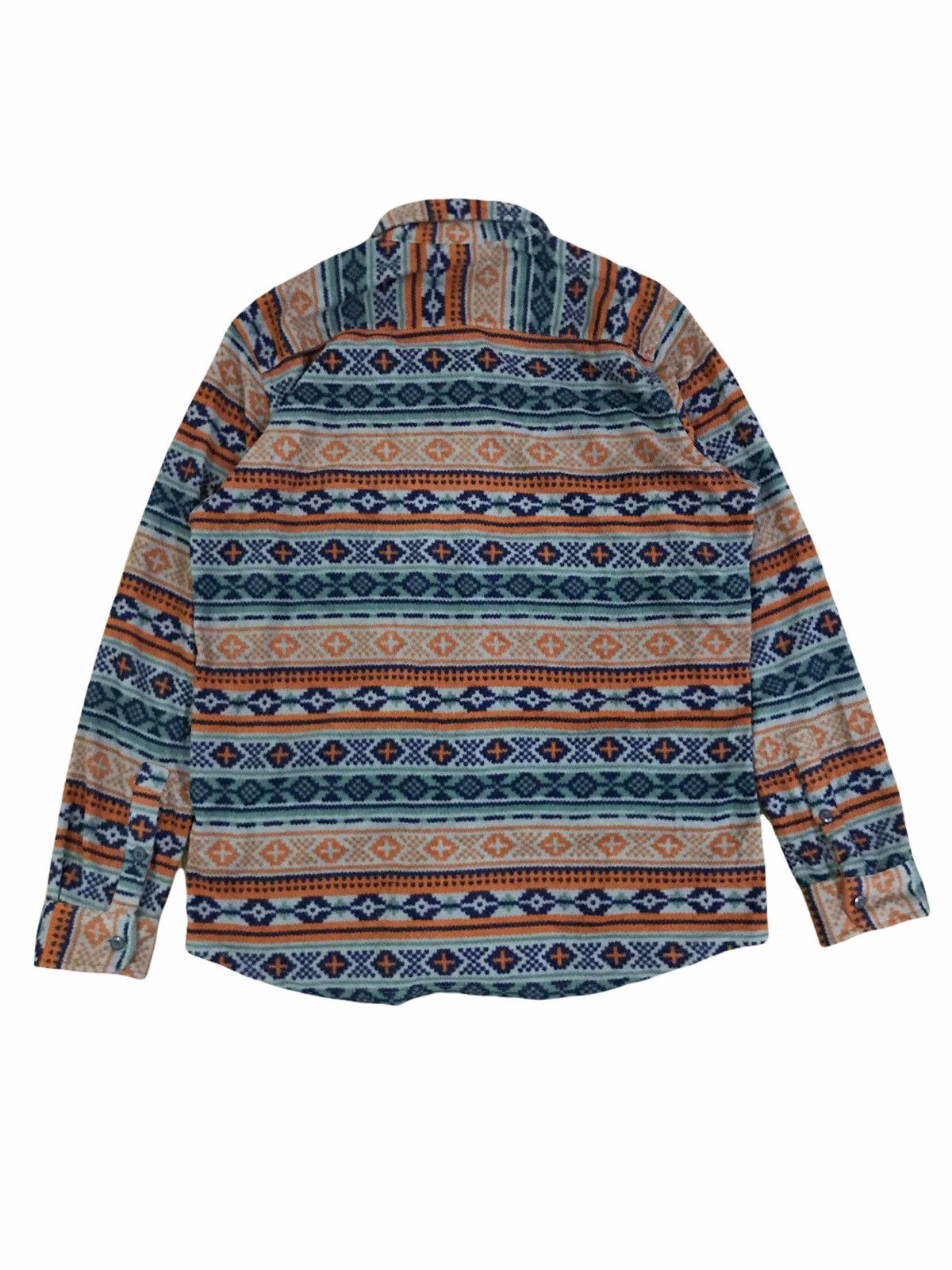 Uniqlo Uniqlo Native Tribal Design Multicolour Fleece Button Shirt Size US S / EU 44-46 / 1 - 2 Thumbnail