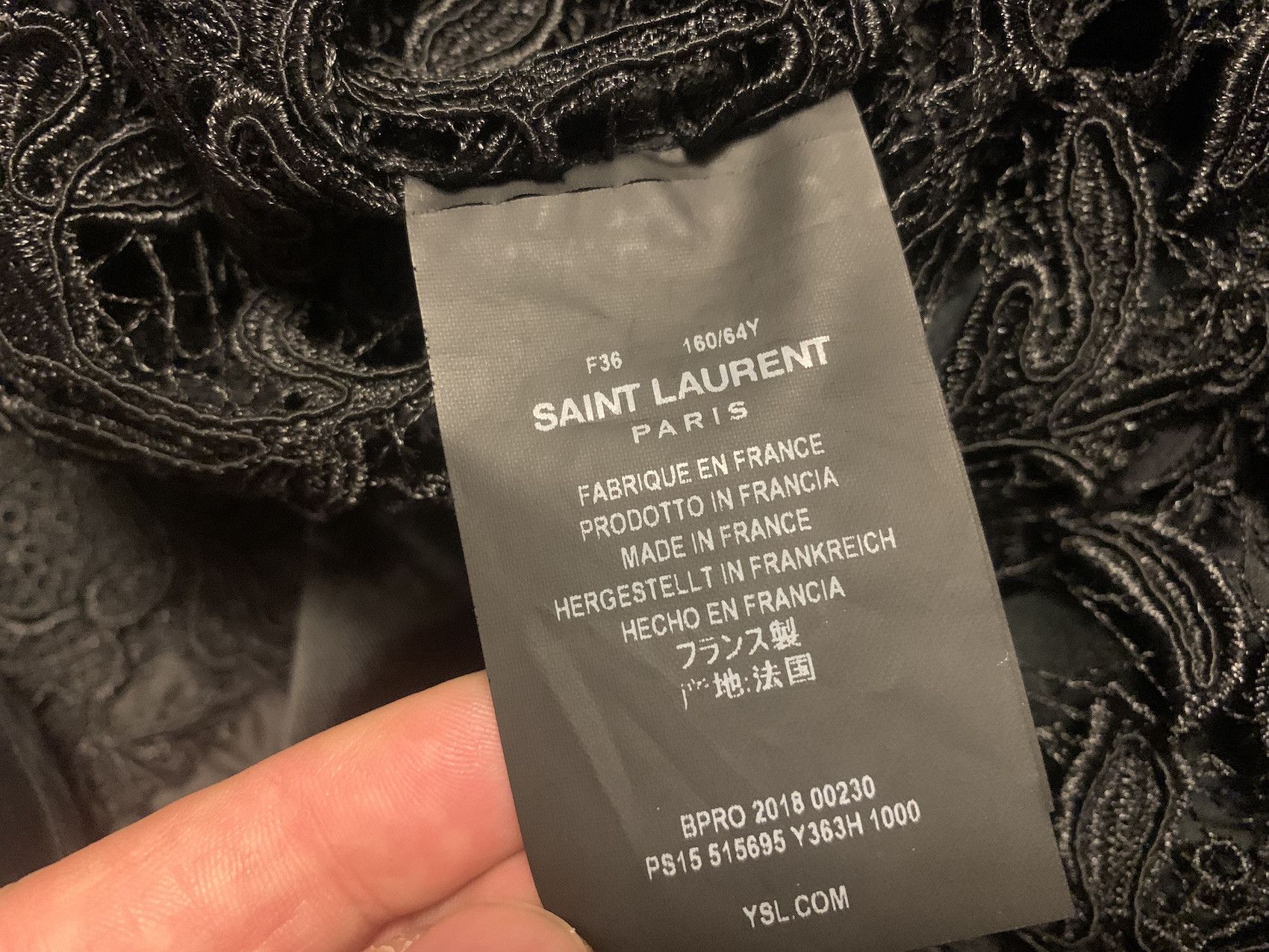 Saint Laurent Paris FW'18 Catwalk Pant Laces & Leather Size 28" / US 6 / IT 42 - 11 Thumbnail