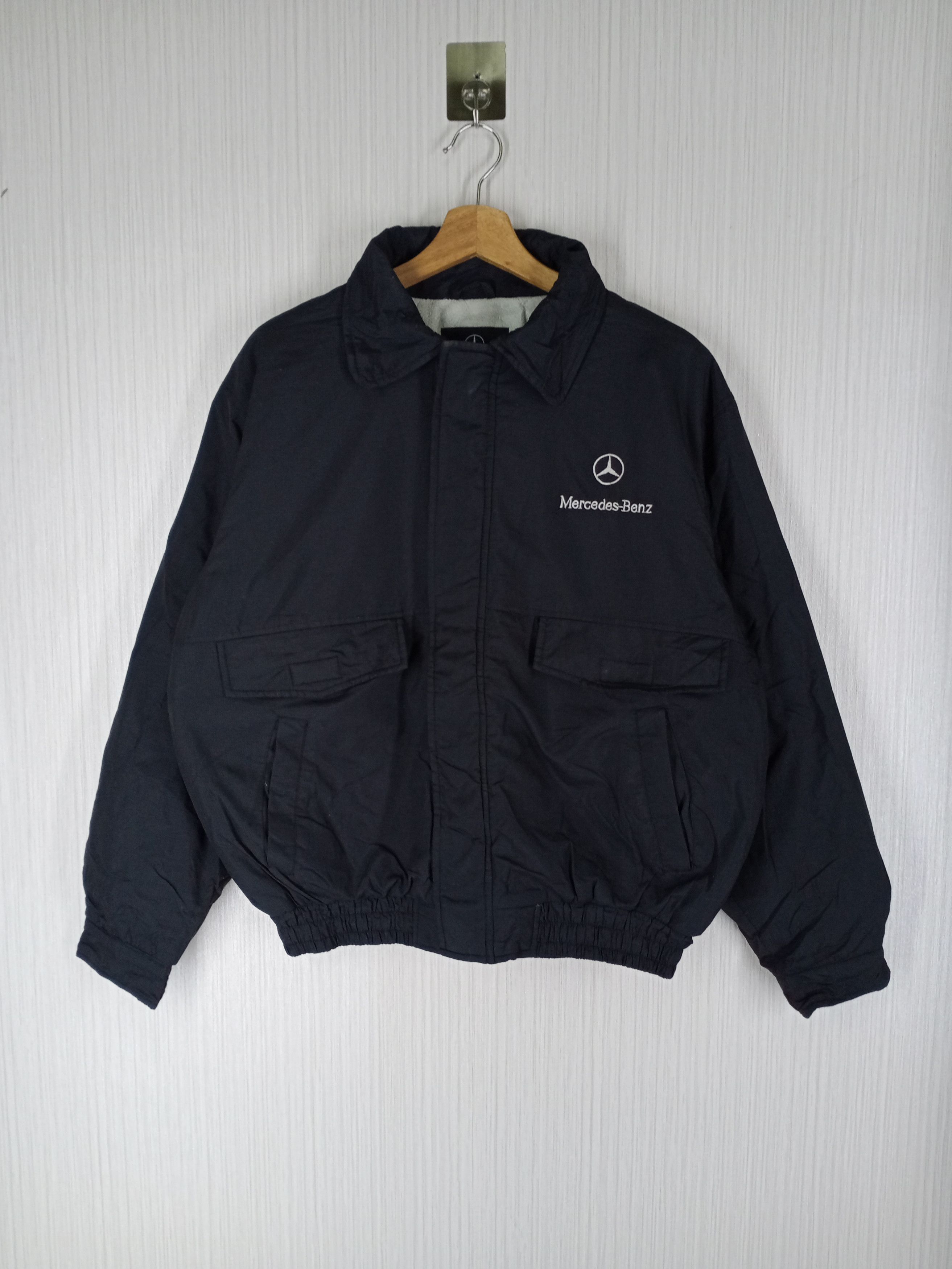 Mercedes-Benz Vintage Mercedes Benz Bomber Jacket Size US M / EU 48-50 / 2 - 1 Thumbnail