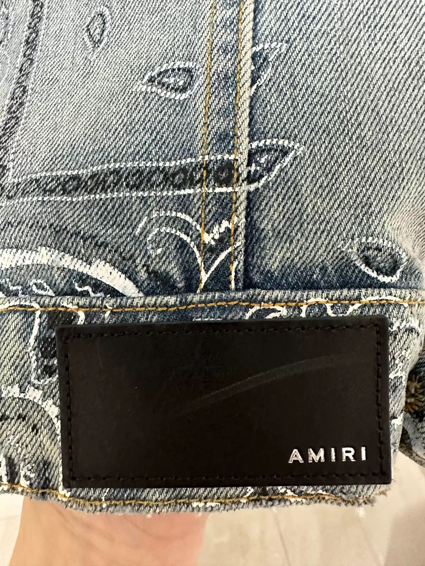 Amiri AMIRI Bandana Destroyed Trucker JKT Size US L / EU 52-54 / 3 - 3 Thumbnail