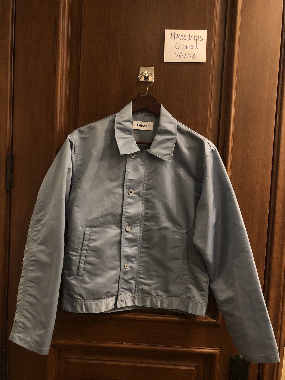 Ambush Design Ambush blue nylon coach Jacket Size 1 Small Size US S / EU 44-46 / 1 - 1 Thumbnail