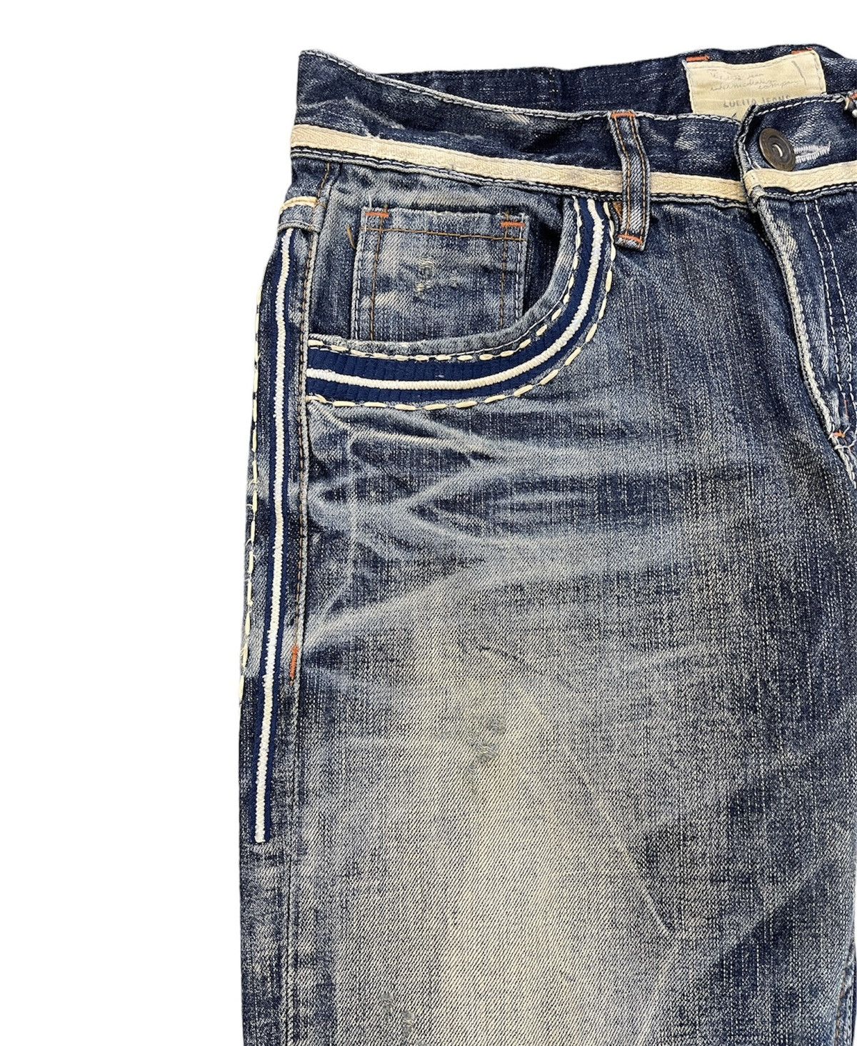Japanese Brand VINTAGE DESIGNER RARE LOLITA JEANS SIZE 32X32.5 Size US 32 / EU 48 - 6 Thumbnail