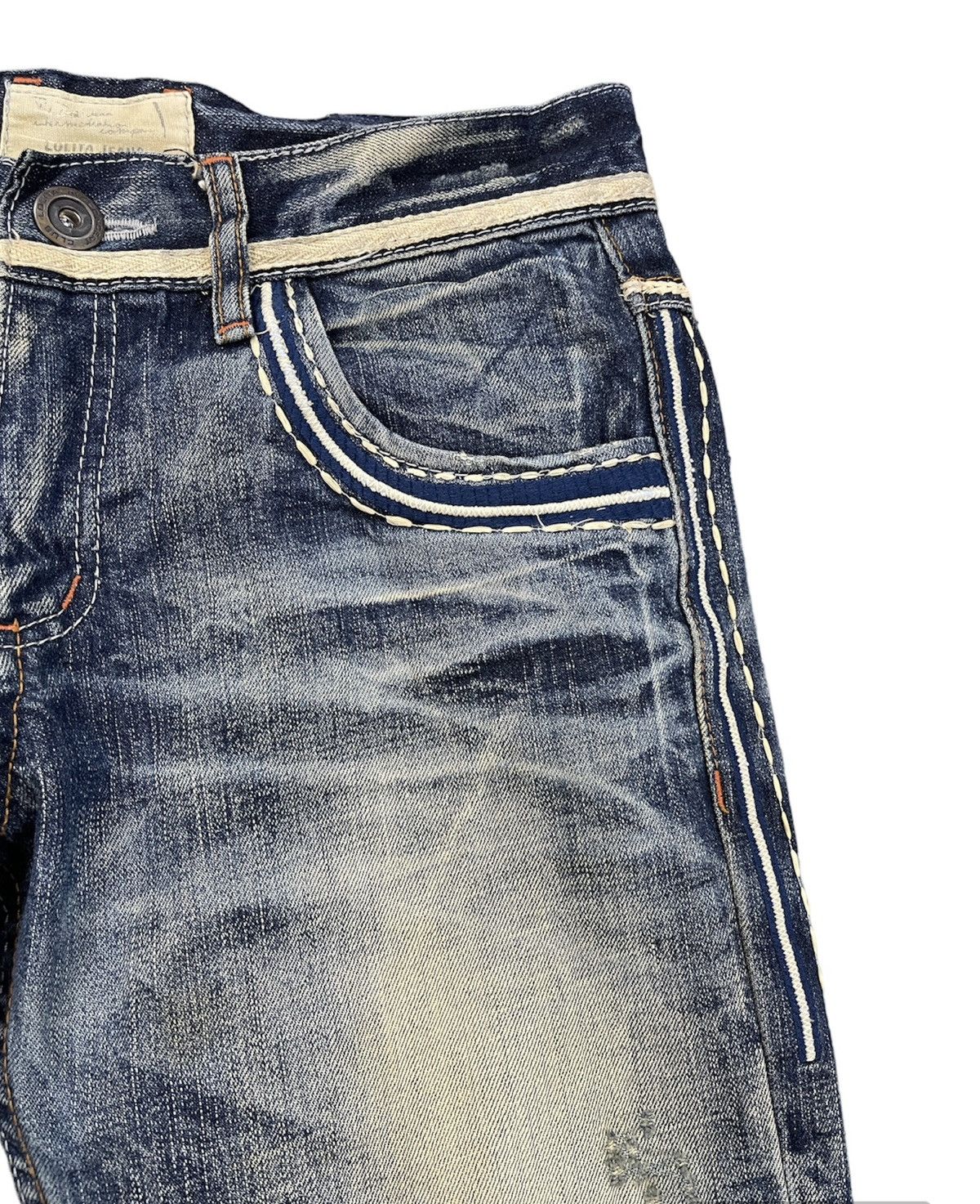 Japanese Brand VINTAGE DESIGNER RARE LOLITA JEANS SIZE 32X32.5 Size US 32 / EU 48 - 7 Thumbnail