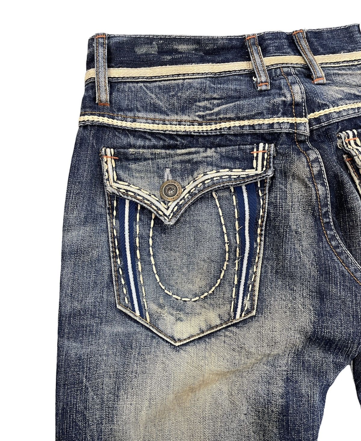 Japanese Brand VINTAGE DESIGNER RARE LOLITA JEANS SIZE 32X32.5 Size US 32 / EU 48 - 13 Thumbnail