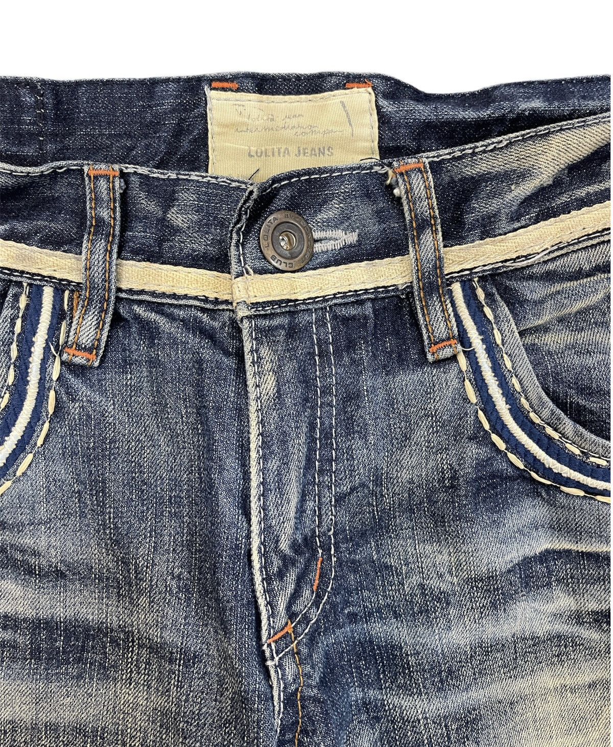 Japanese Brand VINTAGE DESIGNER RARE LOLITA JEANS SIZE 32X32.5 Size US 32 / EU 48 - 8 Thumbnail