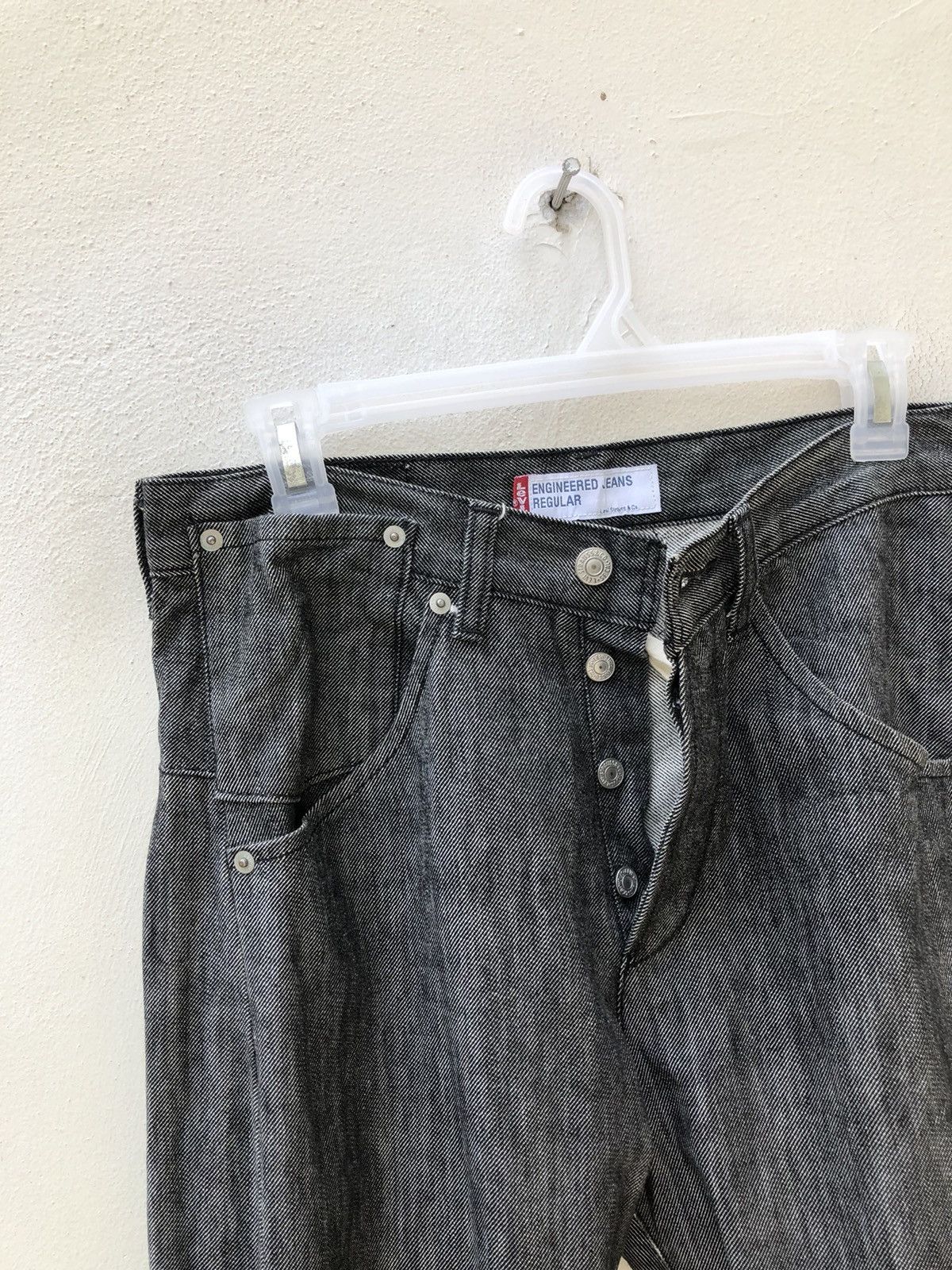 Levi's Vintage 2000 Levi’s Engineered Jeans Grey Regular Denim Size US 30 / EU 46 - 4 Thumbnail