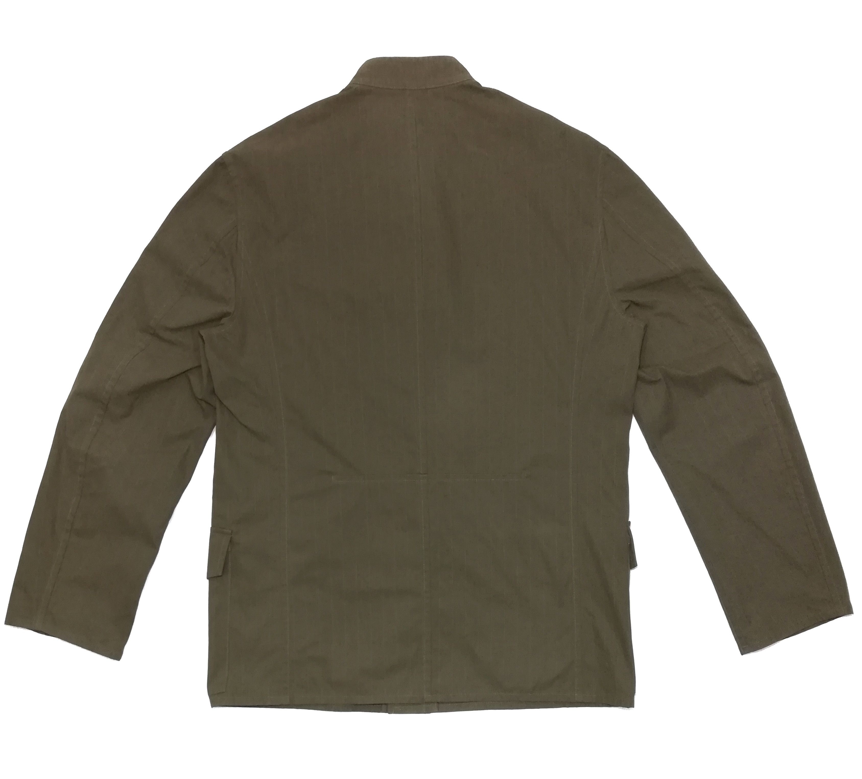 Hermes 🔥Hermes Cargo Pocket Mandarin Collar Stripe Parka Coat🔥 Size US M / EU 48-50 / 2 - 16 Thumbnail