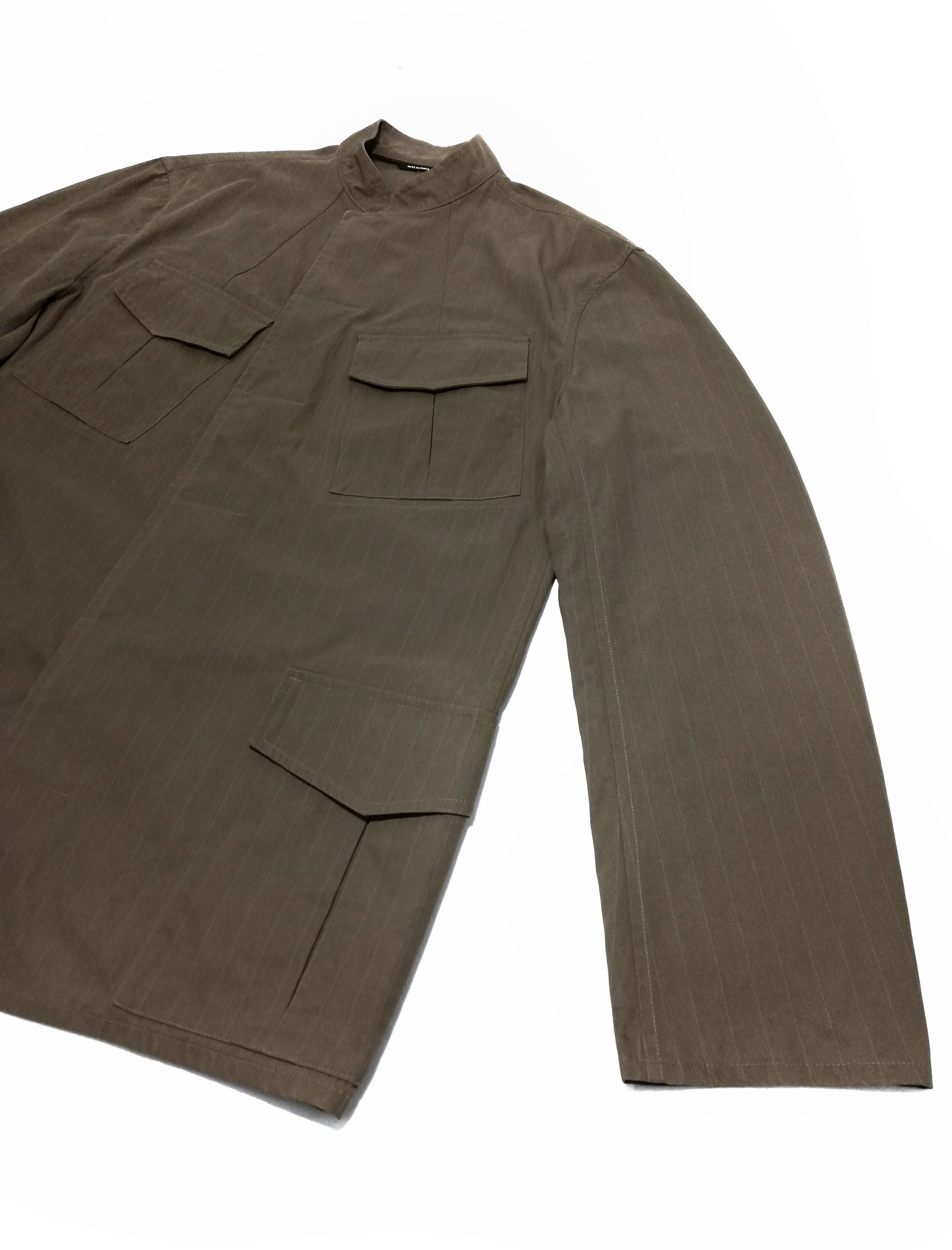 Hermes 🔥Hermes Cargo Pocket Mandarin Collar Stripe Parka Coat🔥 Size US M / EU 48-50 / 2 - 5 Thumbnail