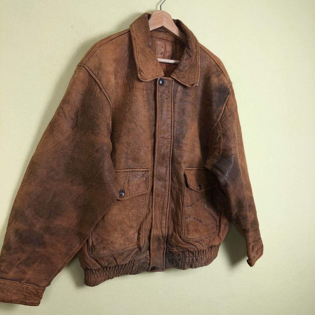 Other Bomber Style Leather Jacket Durante Size US L / EU 52-54 / 3 - 2 Thumbnail