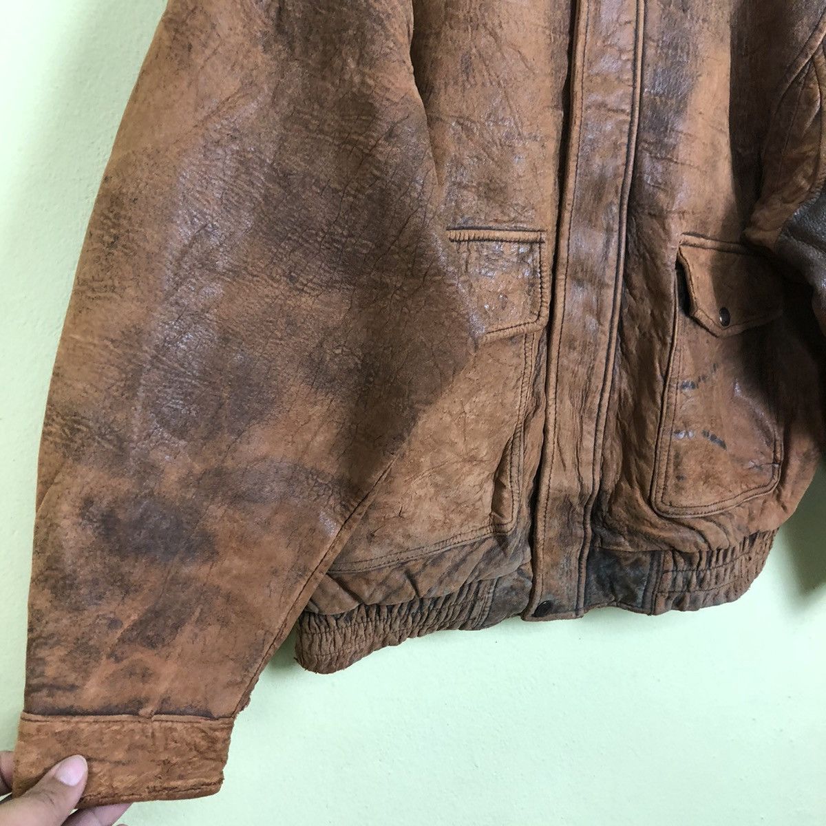 Other Bomber Style Leather Jacket Durante Size US L / EU 52-54 / 3 - 5 Thumbnail