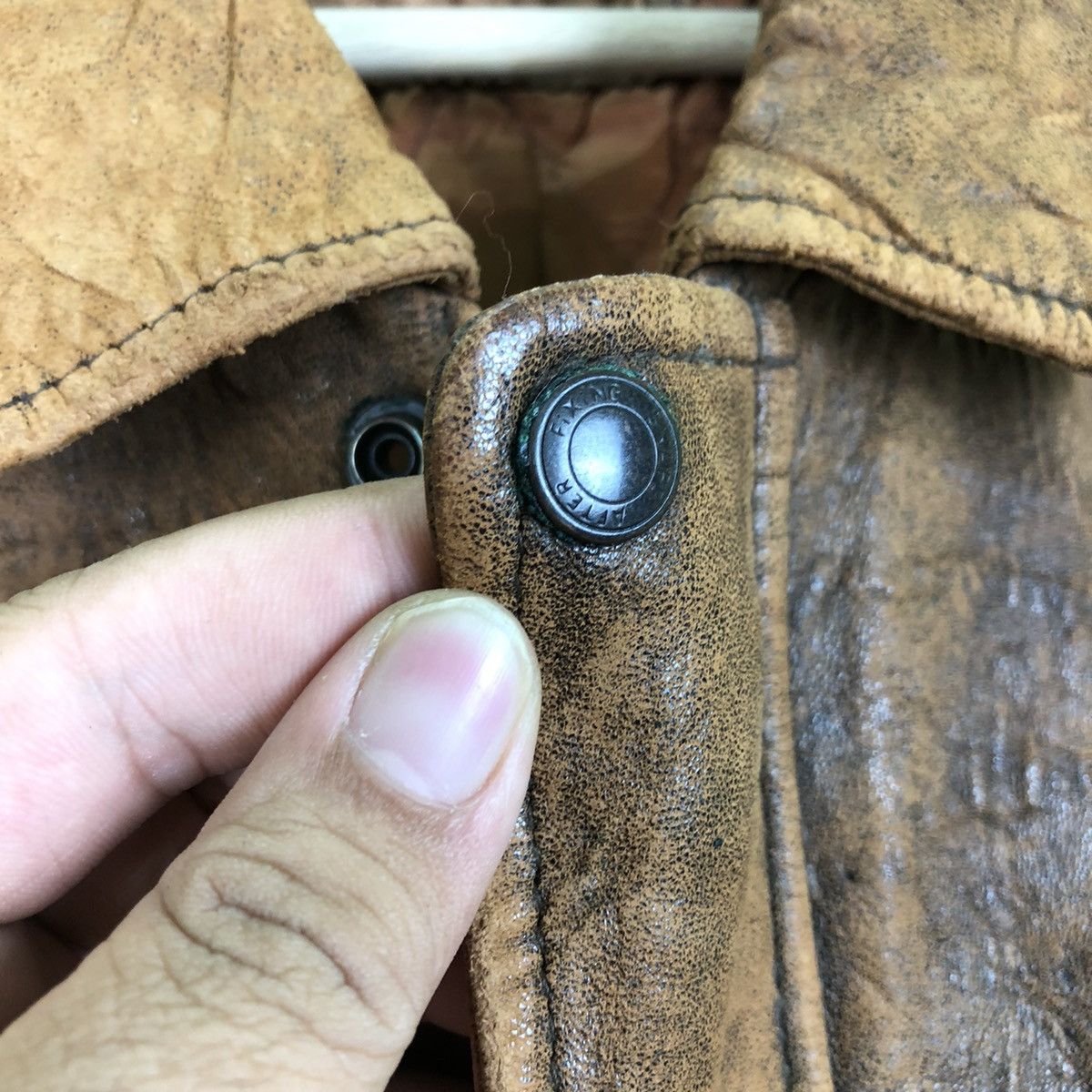 Other Bomber Style Leather Jacket Durante Size US L / EU 52-54 / 3 - 10 Thumbnail
