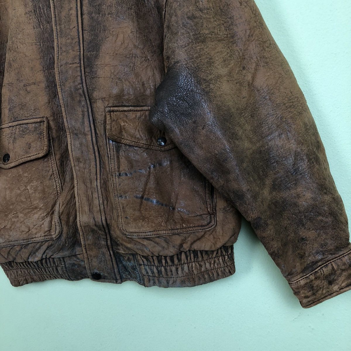 Other Bomber Style Leather Jacket Durante Size US L / EU 52-54 / 3 - 4 Thumbnail
