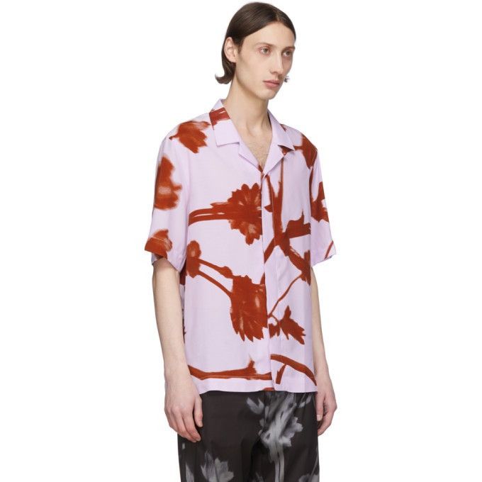 Paul Smith Pink and Red Floral Viscose Camp Shirt Graphic Paul Smith Size US S / EU 44-46 / 1 - 2 Thumbnail