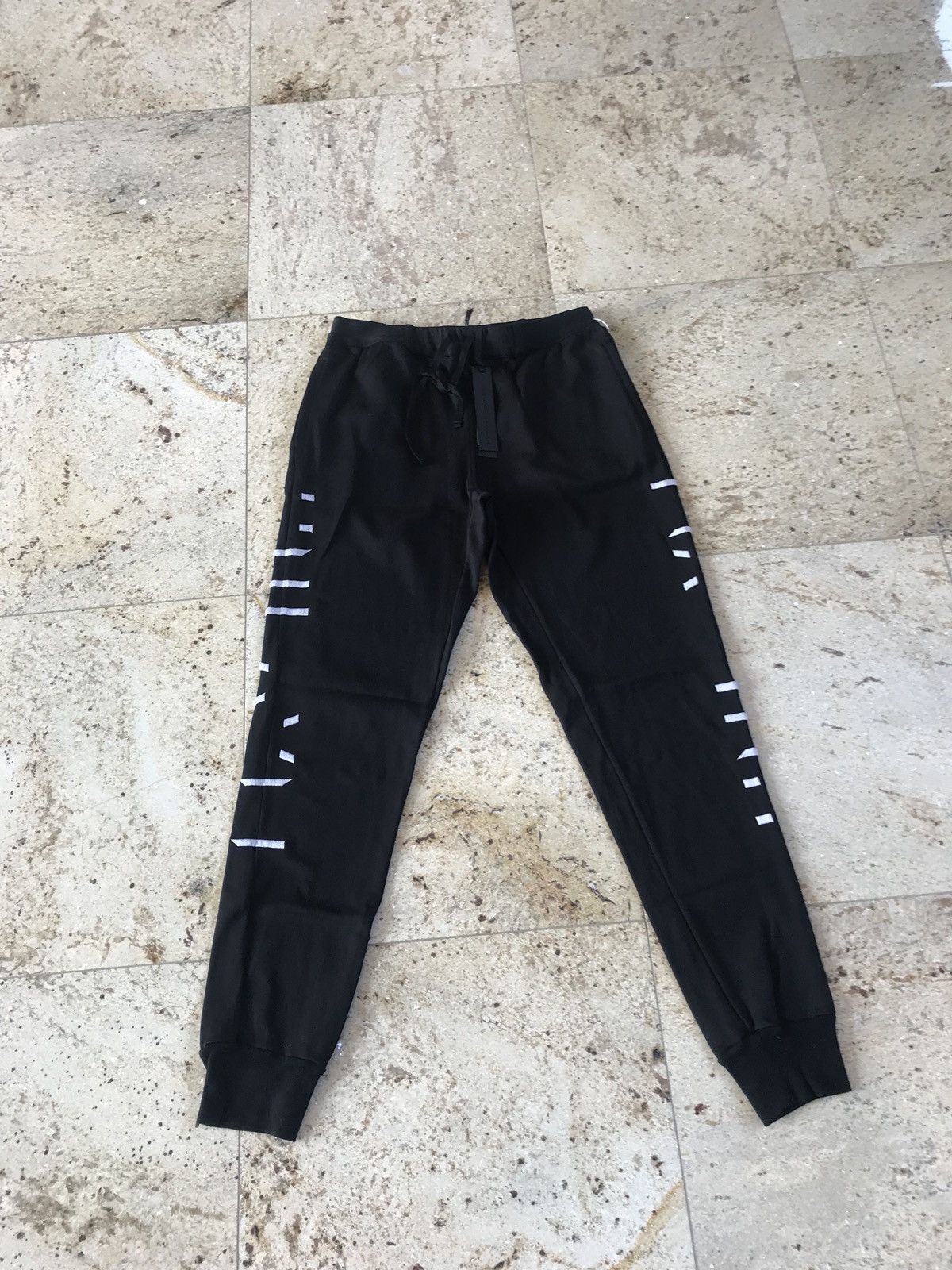 Ben Taverniti Unravel Project o1rshd1 Tattoo Track Pants in Black Size US 32 / EU 48 - 2 Thumbnail
