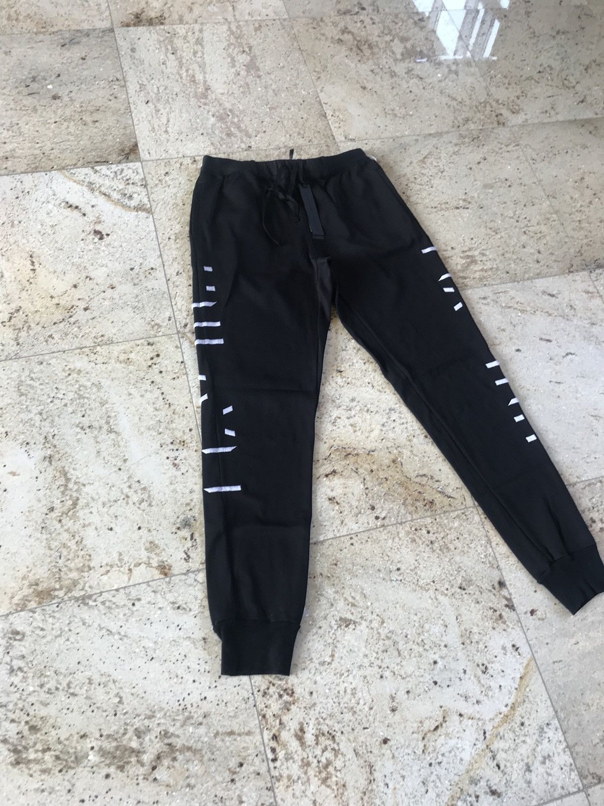Ben Taverniti Unravel Project o1rshd1 Tattoo Track Pants in Black Size US 32 / EU 48 - 3 Thumbnail