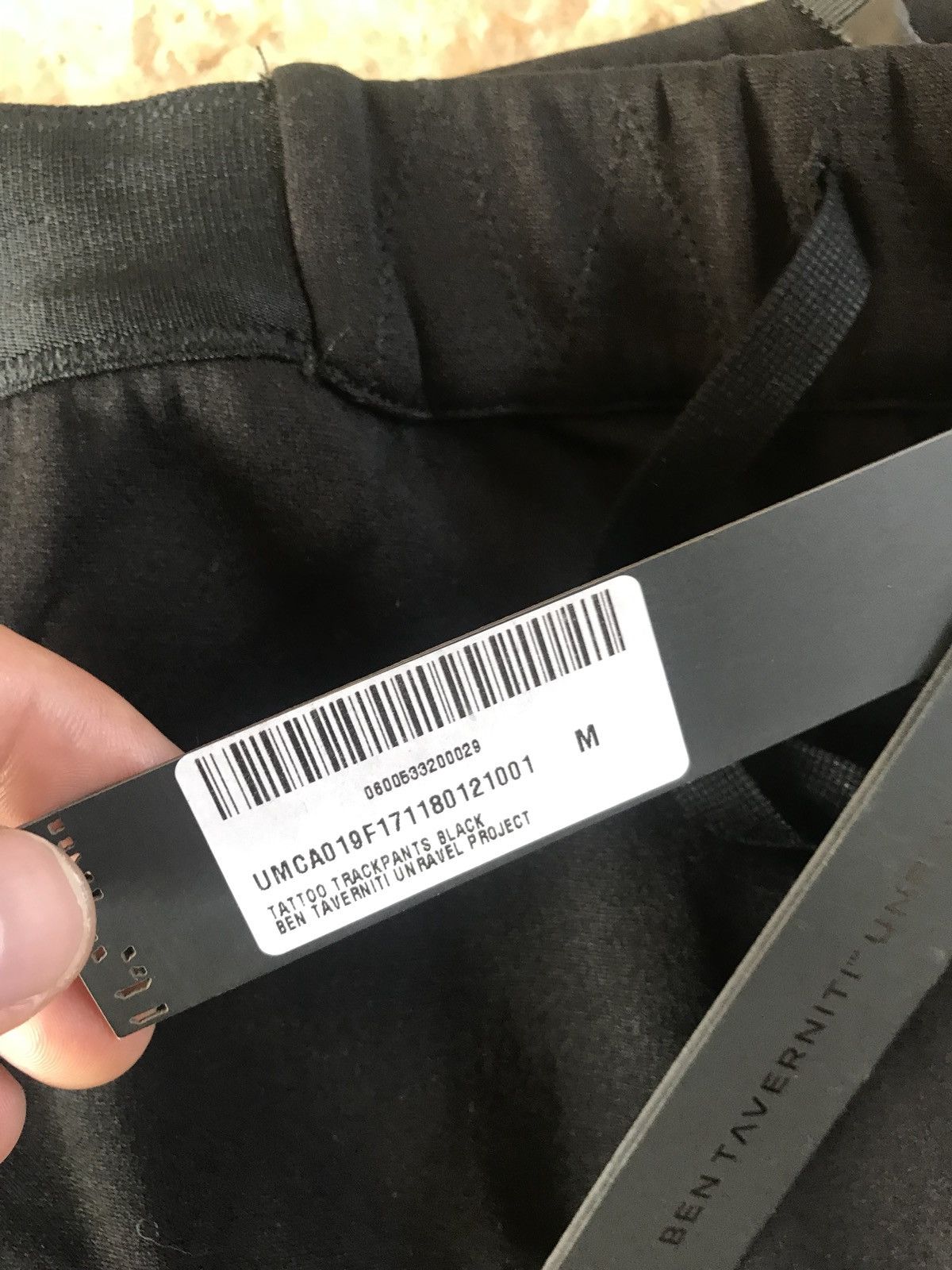 Ben Taverniti Unravel Project o1rshd1 Tattoo Track Pants in Black Size US 32 / EU 48 - 15 Thumbnail