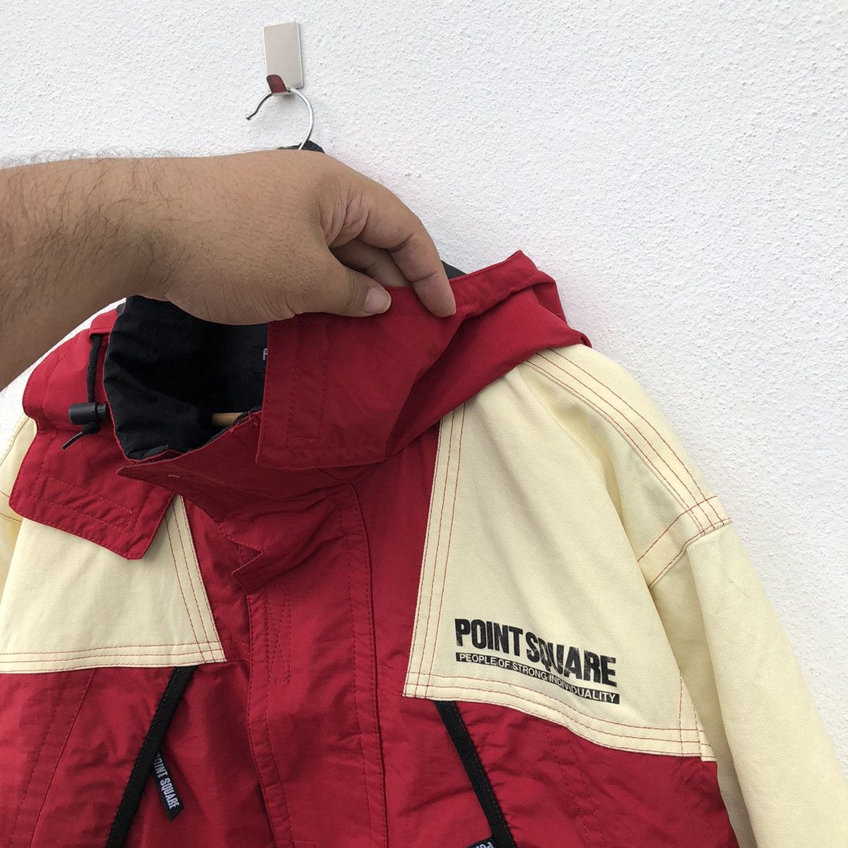 Japanese Brand RARE COLOUR POINT SQUARE SKI JACKET FABRIC OF JAPAN Size US L / EU 52-54 / 3 - 7 Thumbnail
