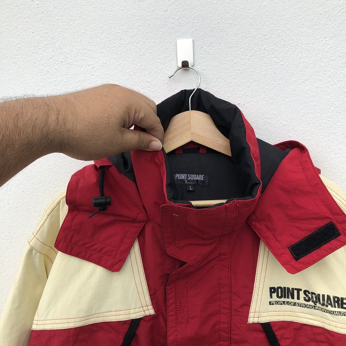 Japanese Brand RARE COLOUR POINT SQUARE SKI JACKET FABRIC OF JAPAN Size US L / EU 52-54 / 3 - 8 Thumbnail