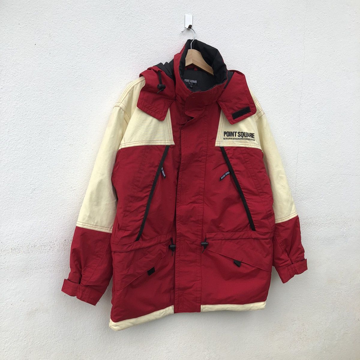 Japanese Brand RARE COLOUR POINT SQUARE SKI JACKET FABRIC OF JAPAN Size US L / EU 52-54 / 3 - 3 Thumbnail