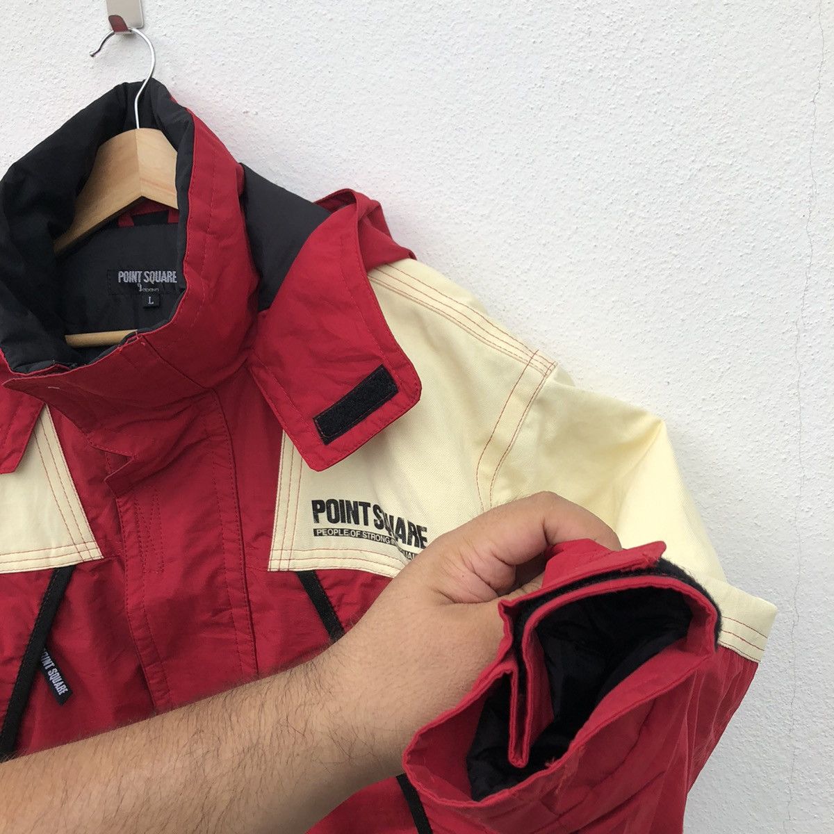 Japanese Brand RARE COLOUR POINT SQUARE SKI JACKET FABRIC OF JAPAN Size US L / EU 52-54 / 3 - 9 Thumbnail