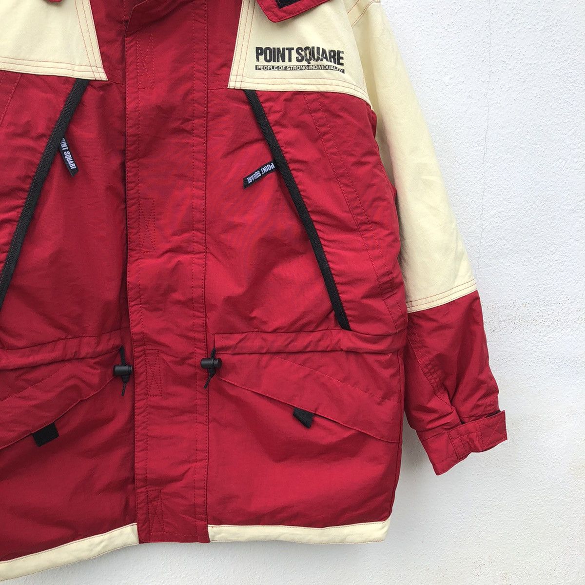 Japanese Brand RARE COLOUR POINT SQUARE SKI JACKET FABRIC OF JAPAN Size US L / EU 52-54 / 3 - 6 Thumbnail
