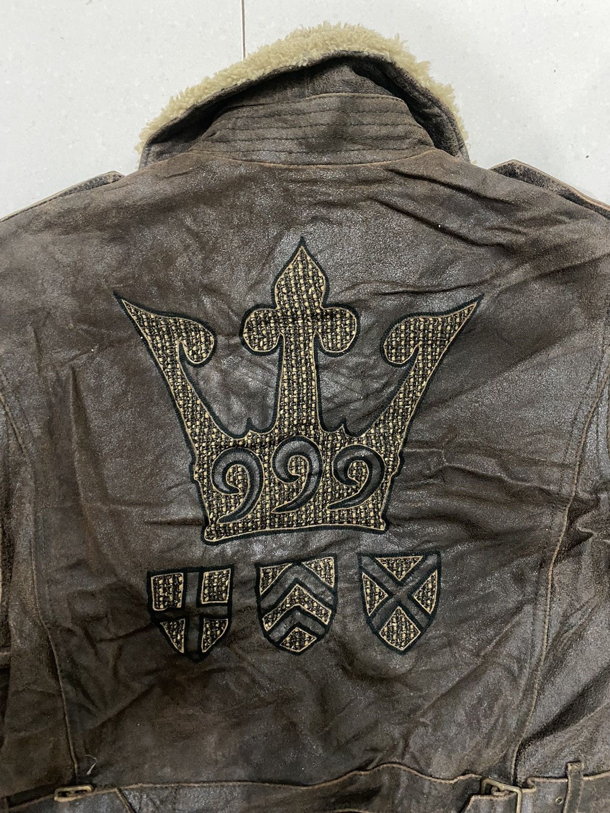 Japanese Brand RARE VTG YOSHIYUKI KONOSHI Leather Jacket Size US L / EU 52-54 / 3 - 15 Thumbnail