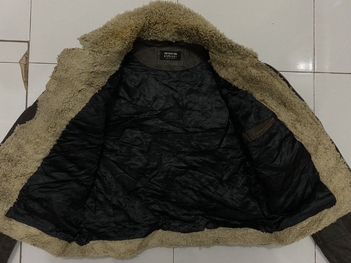 Japanese Brand RARE VTG YOSHIYUKI KONOSHI Leather Jacket Size US L / EU 52-54 / 3 - 11 Thumbnail